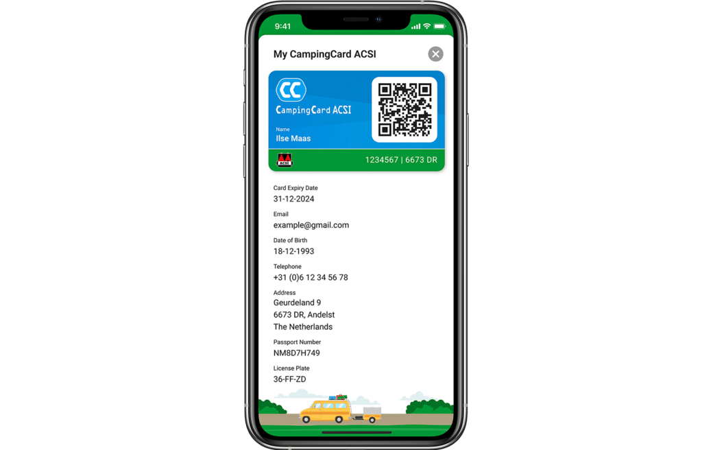 New Digital CampingCard ACSI Discount Card ACSI Eu