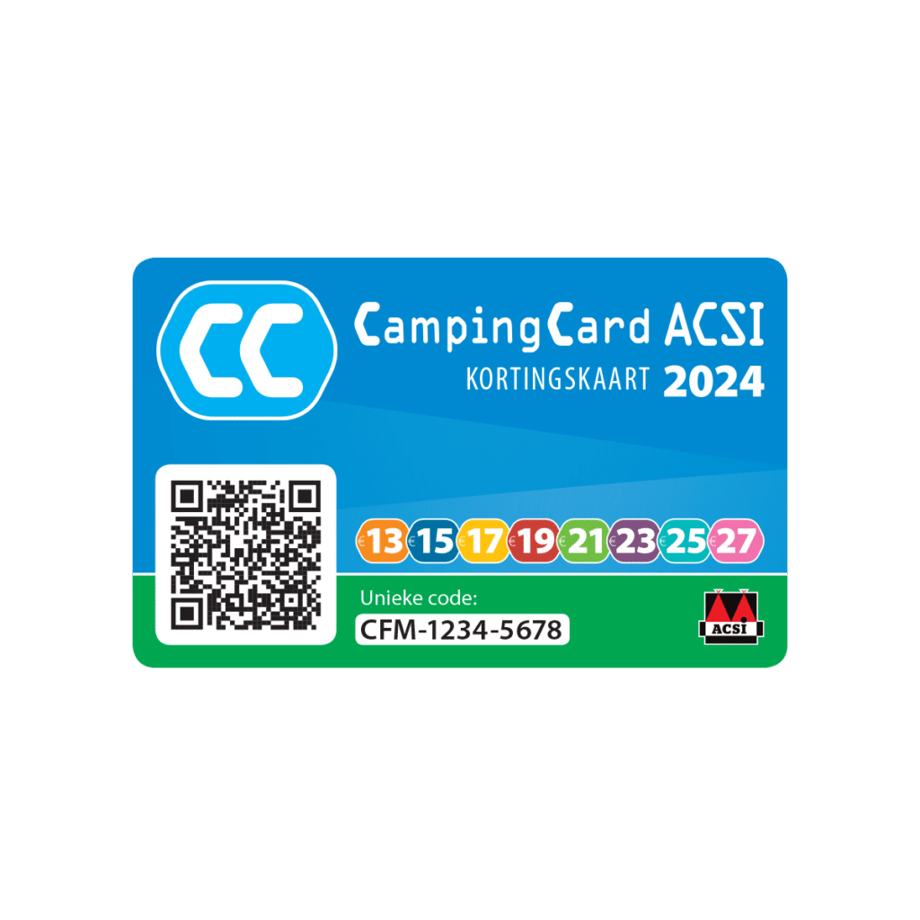 Nieuw Digitale CampingCard ACSI Kortingskaart