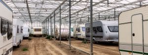 caravans in caravanstalling